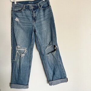 Old Navy Distressed Boyfriend Jeans